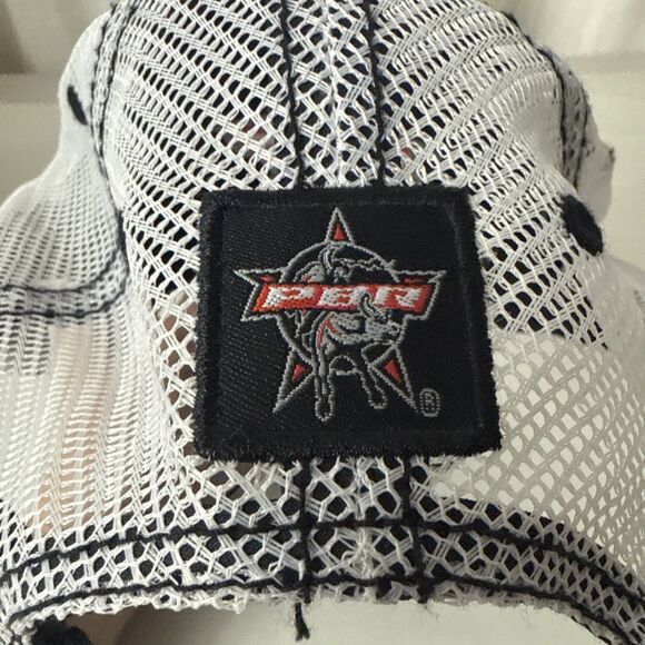 PBR Professional Bull Riders Mesh Snap Back Hat O/S - Picture 13 of 14